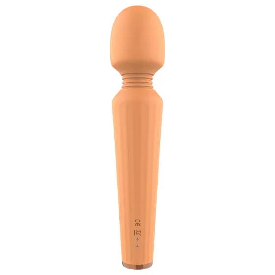 Glam - Rechargeable Massaging Vibrator (Orange)