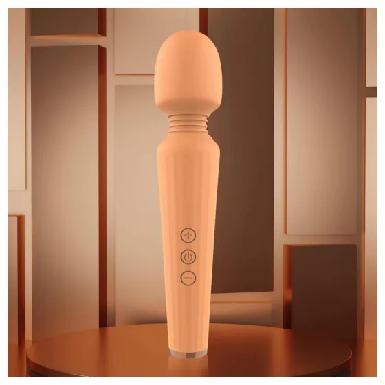 Glam - Rechargeable Massaging Vibrator (Orange)