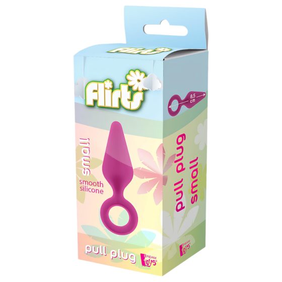 Flirts Pull Plug - Small Pink Anal Plug