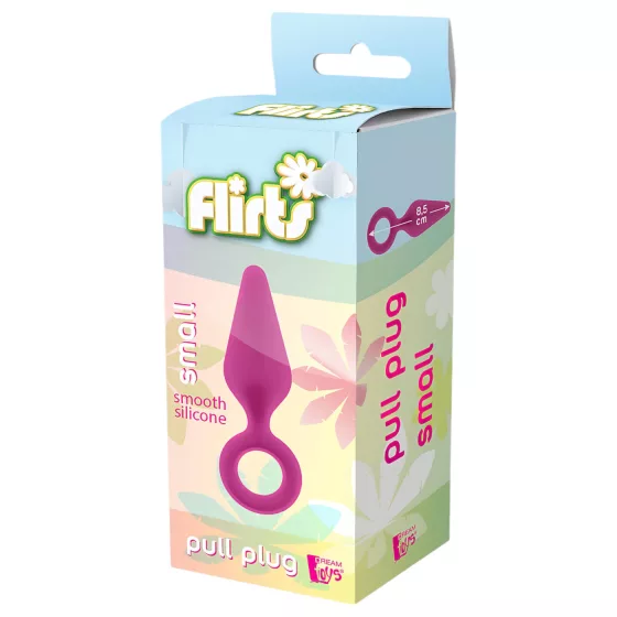 Flirts Pull Plug - Small Pink Anal Plug