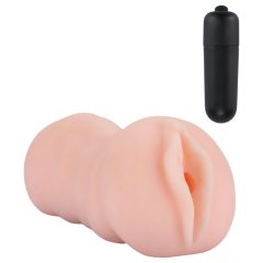   The Girl Next Door Tracey - Vibrating Pleasure Stroker (Natural)