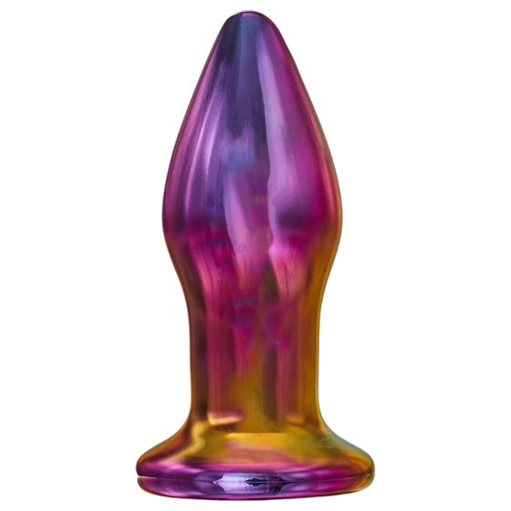 Glamour Glass - Tapered, Vibrant Glass Radio-Controlled Anal Vibrator