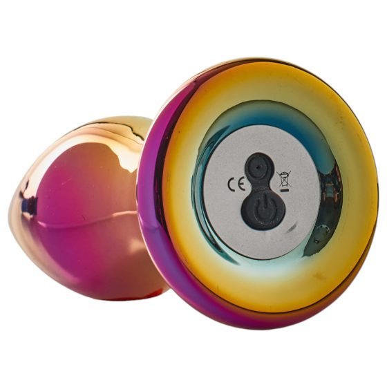 Glamour Glass - Tapered, Vibrant Glass Radio-Controlled Anal Vibrator