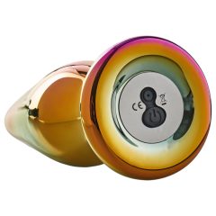   Glamour Glass - Colorful, Remote-Controlled Glass Anal Vibrator