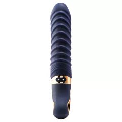 Goddess - heated ribbed vibrator (dark blue)