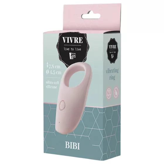 Vivre Bibi - Rechargeable Vibrating Ring (Pink)