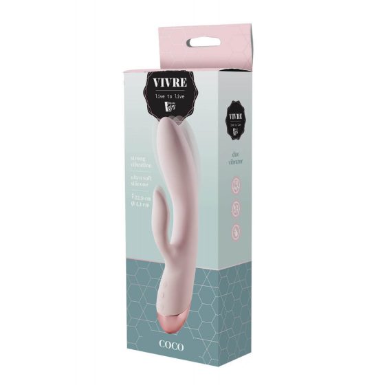 Vivre Coco - rechargeable vibrator with wand (pink)