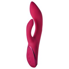   Sparkling Julia Duo - Rechargeable Vibrator with Clitoral Arm (Red)