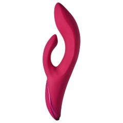   Sparkling Julia Duo - Rechargeable Vibrator with Clitoral Arm (Red)