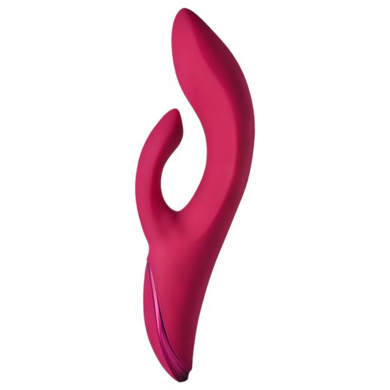 Sparkling Julia Duo - Rechargeable Vibrator with Clitoral Arm (Red)