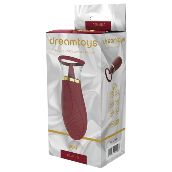 Dreamtoys Roxy - Suction & Lick Vibrator (Bordeaux)