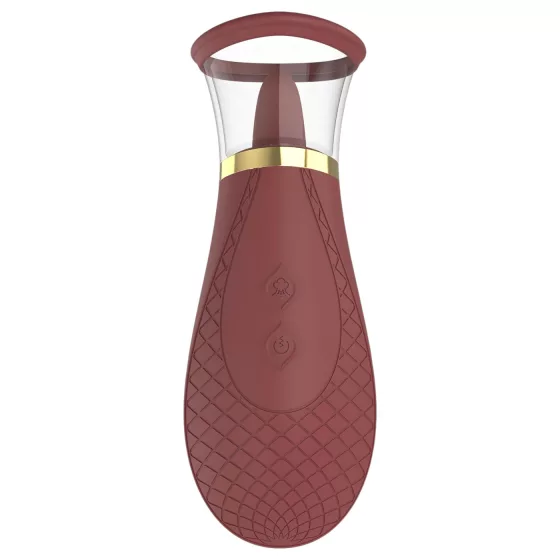Dreamtoys Roxy - Suction & Lick Vibrator (Bordeaux)