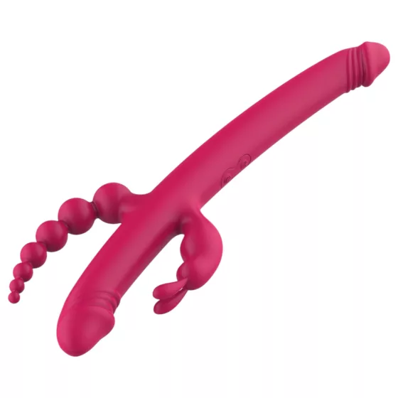 Dreamtoys Anywhere Pleasure Vibe - Rechargeable 4-Arm Vibrator (Pink)