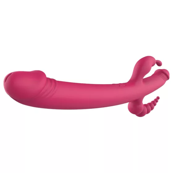 Dreamtoys Anywhere Pleasure Vibe - Rechargeable 4-Arm Vibrator (Pink)