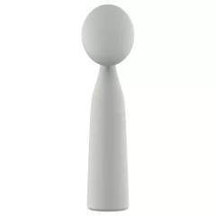 Nude Luna - Rechargeable Mini Wand Vibrator (Gray)