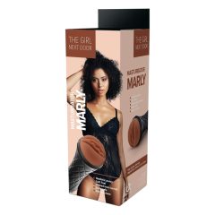 The Girl Next Door Marly - Lifelike Pussy in Case (Brown)