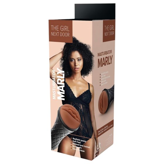 The Girl Next Door Marly - Realistic Pocket Stroker (Brown)