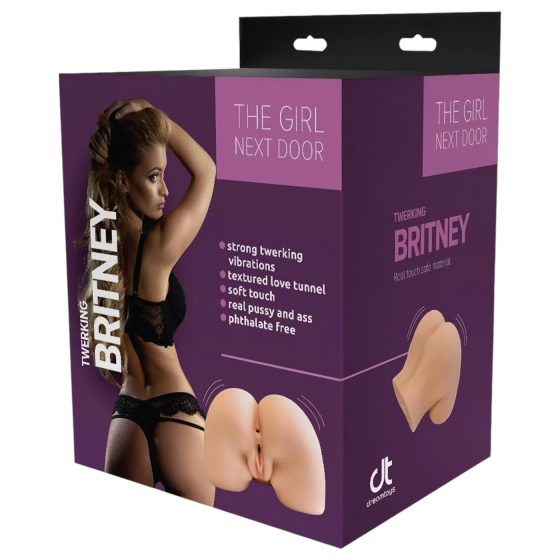 Dreamtoys Britney - realistic vibrating torso masturbator (natural)