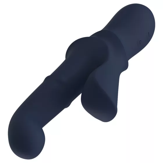 Goddess Iris - beaded clitoral-arm vibrator (blue)