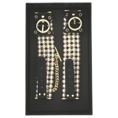 Allure - Black Beaded Ankle Cuff