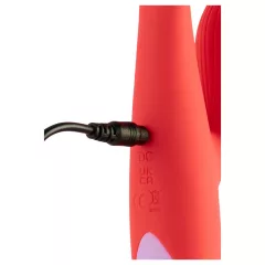   Dreamtoys Love Signal - Red G-Spot Vibrator with Clit Stimulator