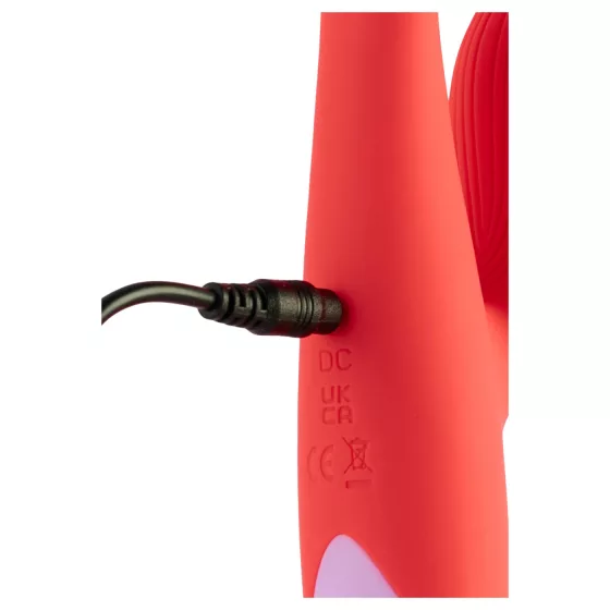 Dreamtoys Love Signal - Red G-Spot Vibrator with Clit Stimulator