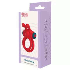 Dreamtoys Love Signal - vibrating penis ring (red)