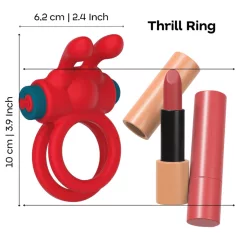 Dreamtoys Love Signal - vibrating penis ring (red)