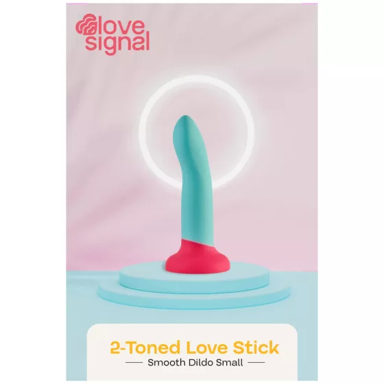 Dreamtoys Love Signal - two-tone silicone dildo small (blue)