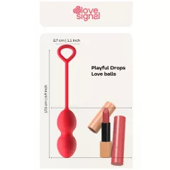 Dreamtoys Love Signal - Geisha Balls Duo (Red)