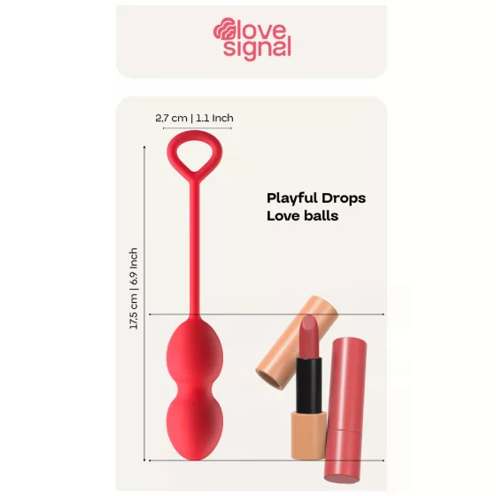 Dreamtoys Love Signal - Geisha Balls Duo (Red)