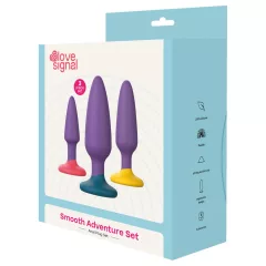 Dreamtoys Love Signal - anal plug set (purple)