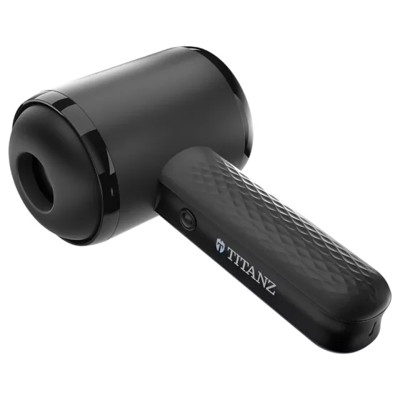 Titanz Thrusting Blow Gun - automatic masturbator (black)