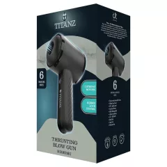 Titanz Thrusting Blow Gun - automatic masturbator (black)