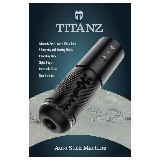 Titanz Auto Suck - automatic masturbator (black)