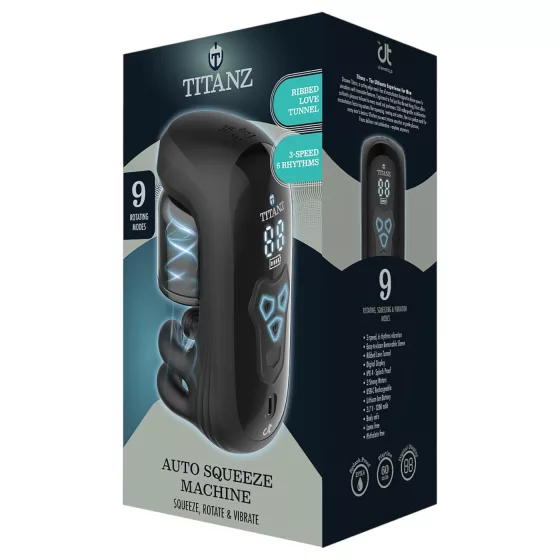 Titanz Auto Squeeze - automatic masturbator (black)