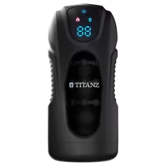   Titanz Ultimate Heat & Thrusting - automatic masturbator (black)