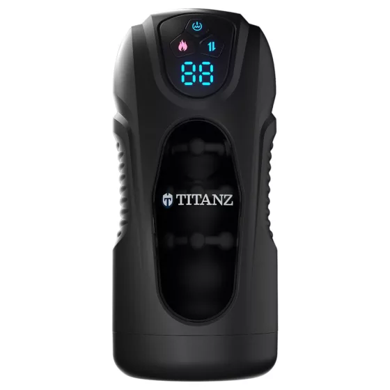 Titanz Ultimate Heat & Thrusting - automatic masturbator (black)