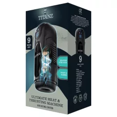   Titanz Ultimate Heat & Thrusting - automatic masturbator (black)