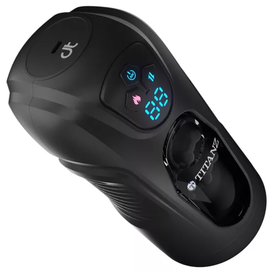 Titanz Ultimate Heat & Thrusting - automatic masturbator (black)