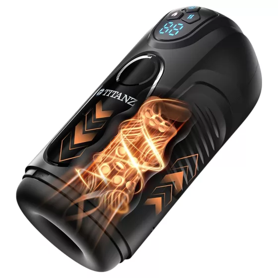 Titanz Ultimate Heat & Thrusting - automatic masturbator (black)