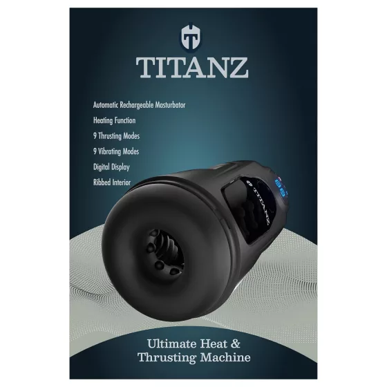 Titanz Ultimate Heat & Thrusting - automatic masturbator (black)