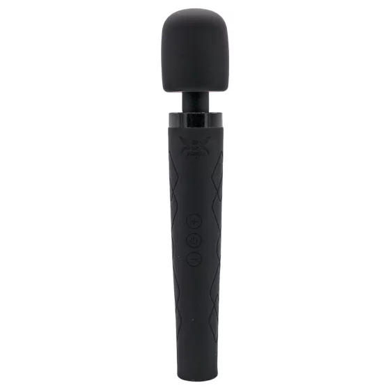 Pixey Deluxe Black Velvet - wand vibrator L (black)