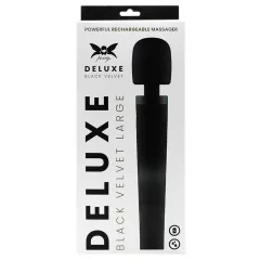 Pixey Deluxe Black Velvet - wand vibrator L (black)