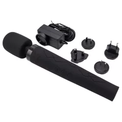 Pixey Deluxe Black Velvet - wand vibrator L (black)