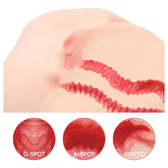 Coconut Vanilla 004 - lifelike torso masturbator (flesh‑coloured)