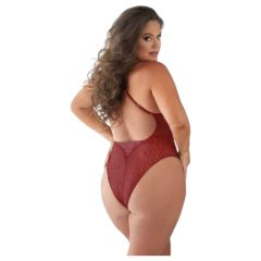 / Allure - Leopard Print Bodysuit (Red)