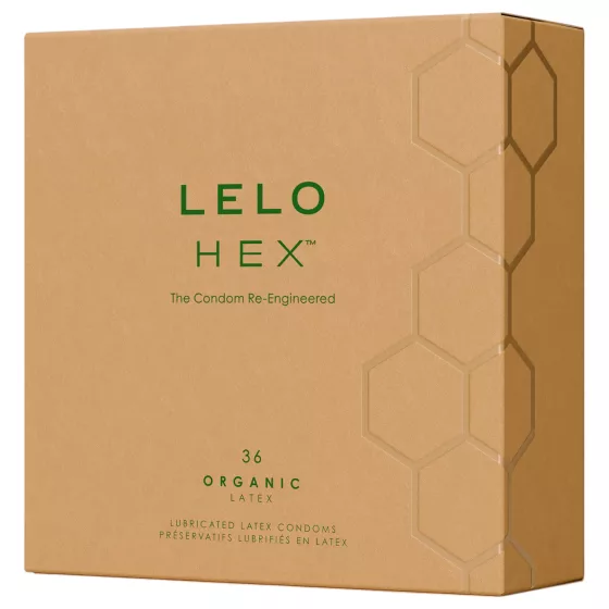 LELO Hex Organic - performance condoms (36 pack)