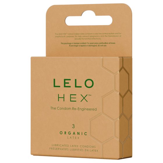 LELO Hex Organic - Luxury Condoms (3 Pack)