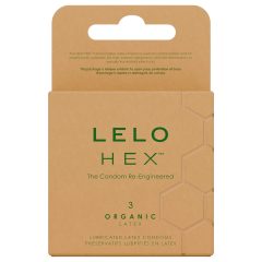 LELO Hex Organic - Luxury Condoms (3 Pack)